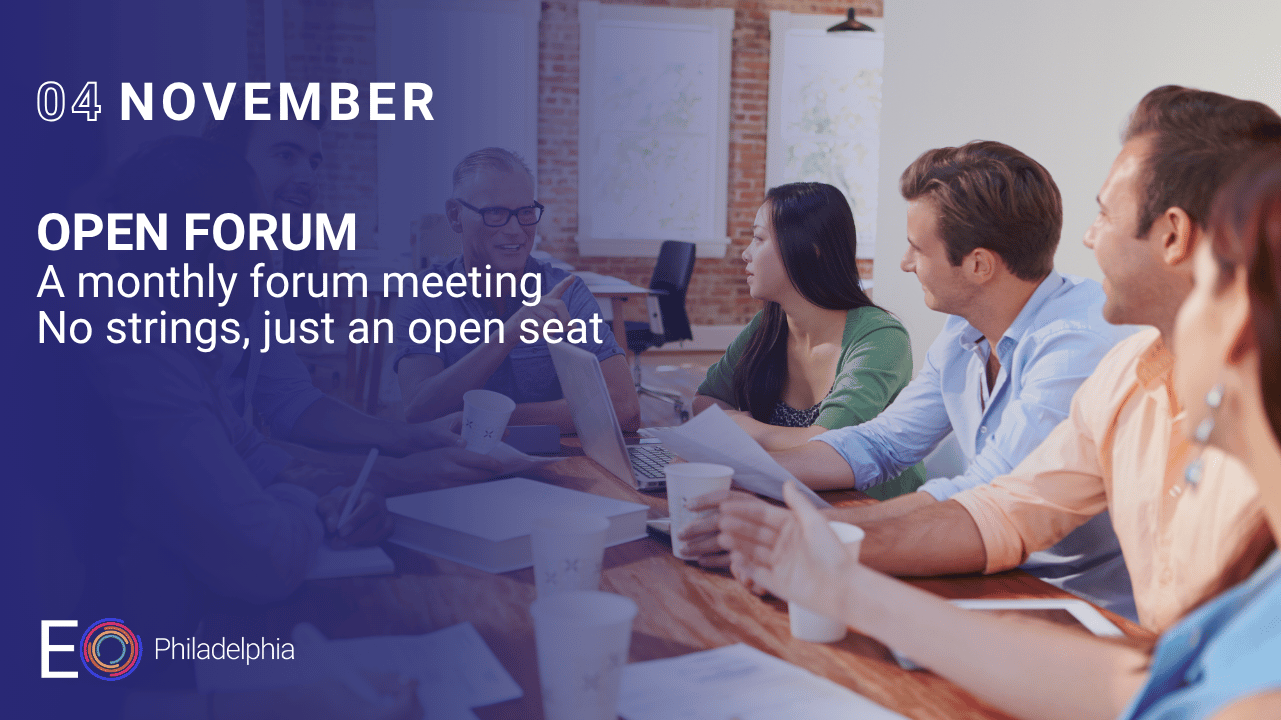 Open Forum: November