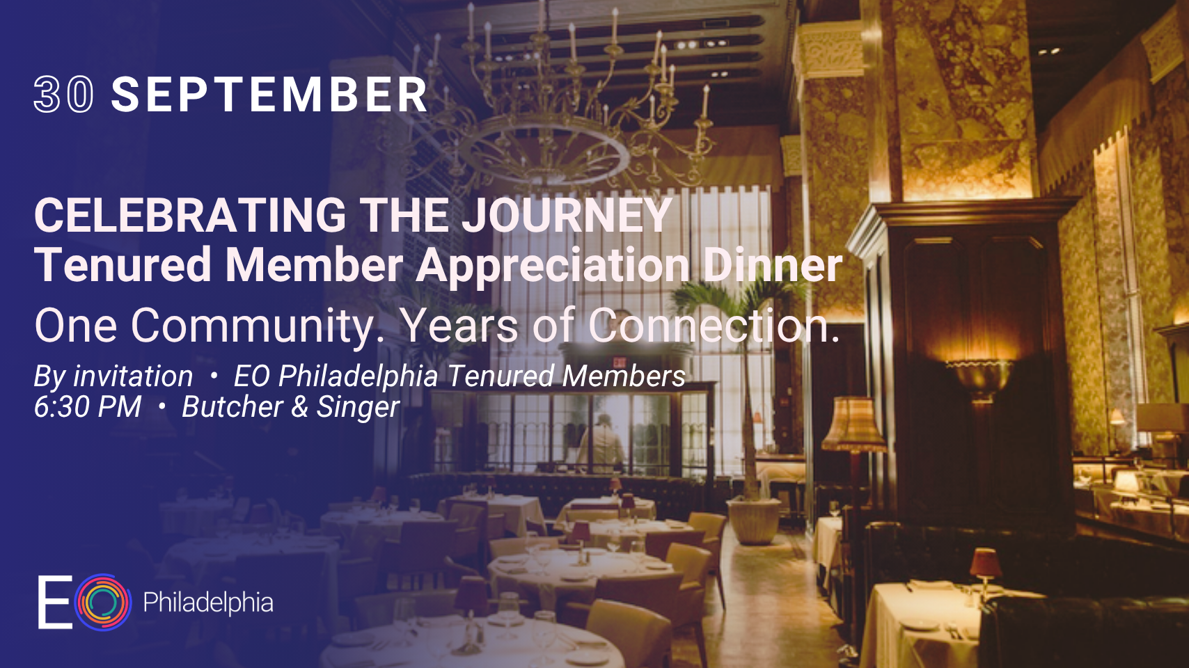 CELEBRATING THE JOURNEY: Tenured Member Appreciation Dinner