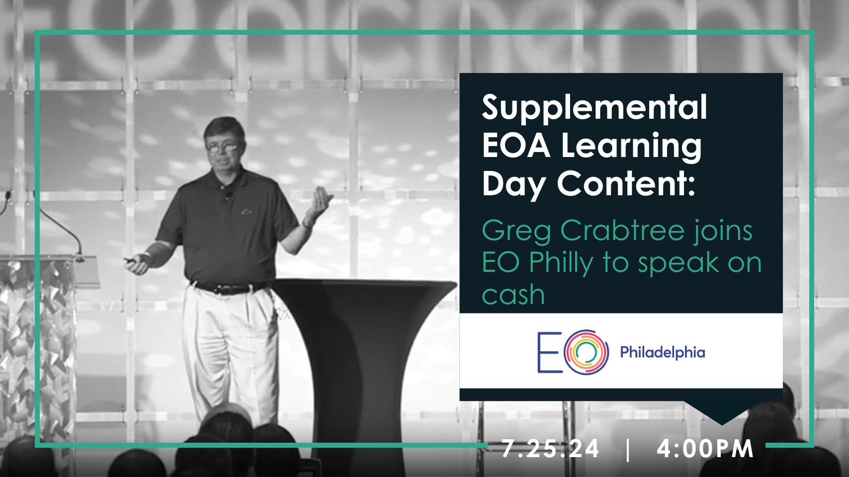 Supplemental EOA Learning Day Content: Greg Crabtree joins EO Philly to ...