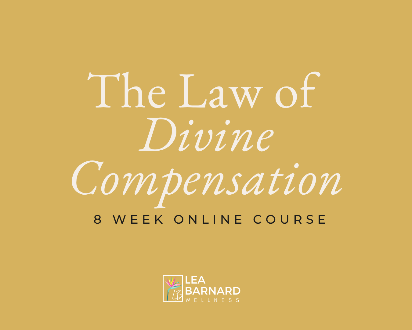 The Law of Divine Compensation 8-Week Live Online Course