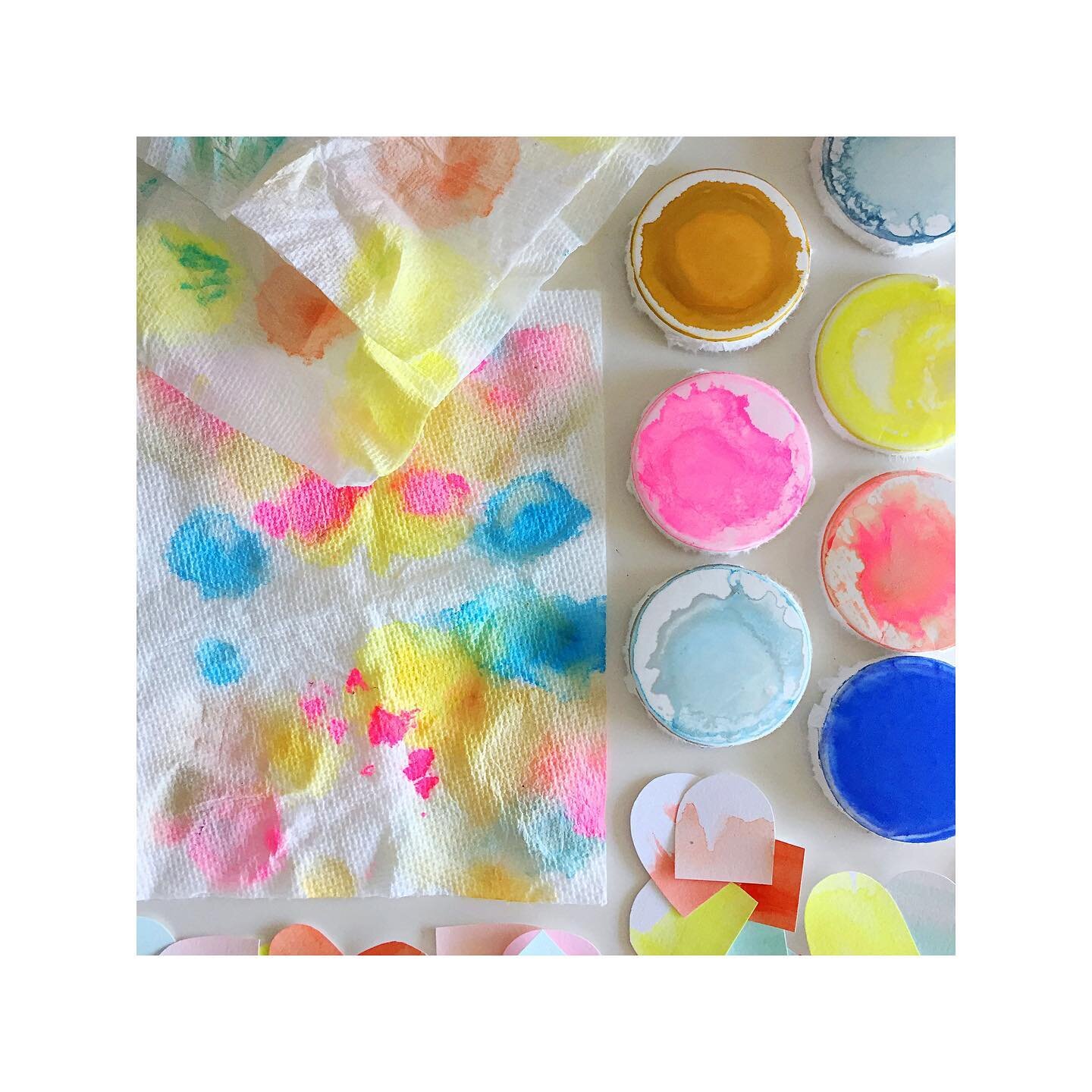 Sometimes the mess leftover from the process is a thing of beauty all on its own.

#behindthescenes #process #colornerdsociety #colorlover #studioscenes
