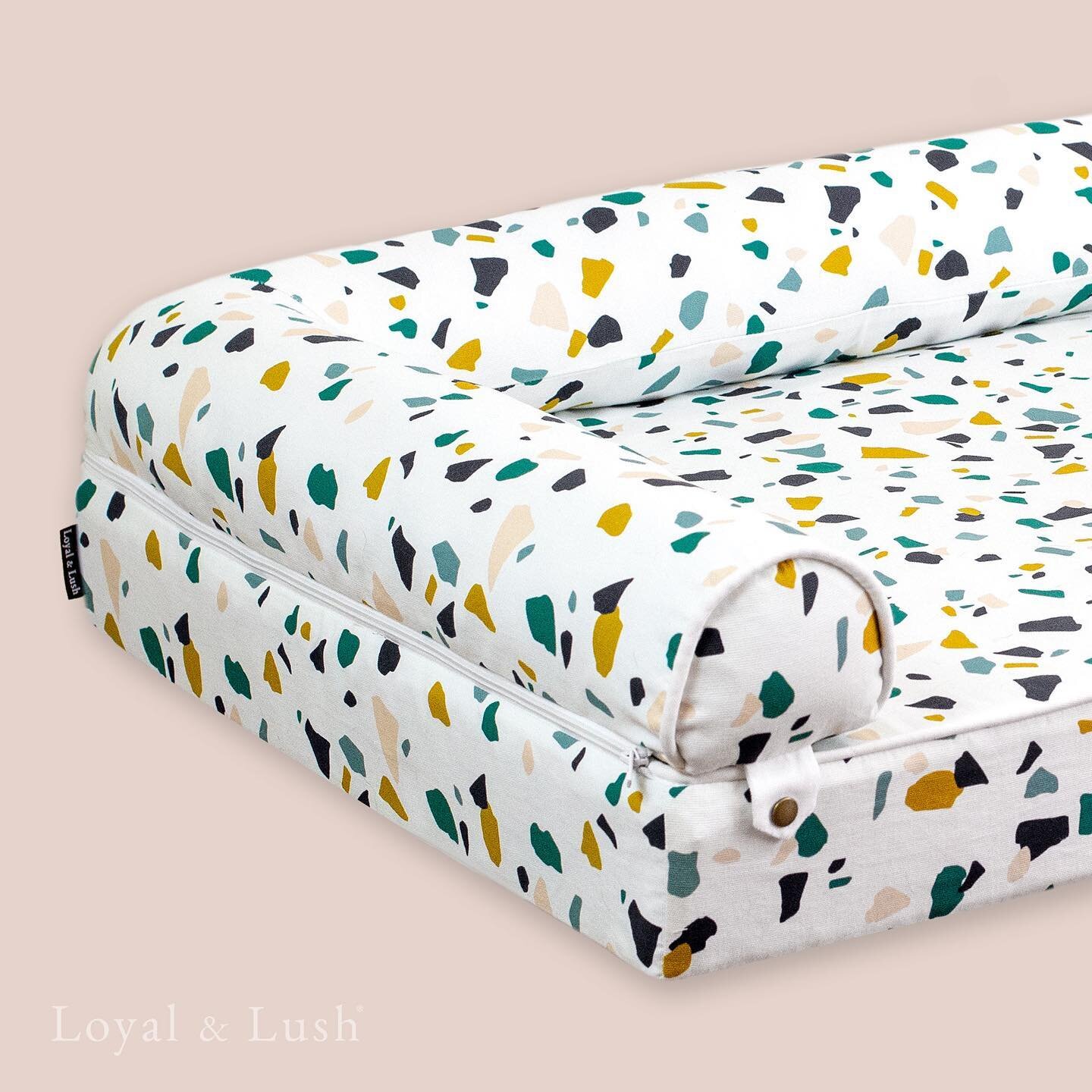 I love everything about working with Tim and Mer&eacute;t, the humans behind @loyalandlush pet beds. I&rsquo;ve been helping them develop collections of prints for their Lush Bed, which they designed to be stylish, durable, and easy to clean (by way 