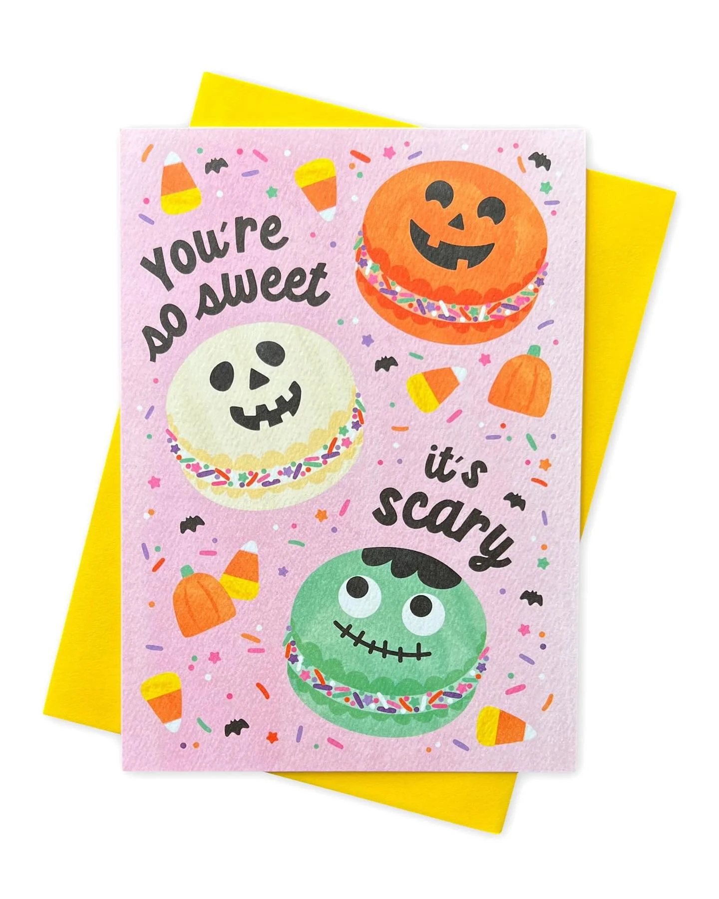 I&rsquo;m thrilled to have this adorable Halloween greeting card available at Trader Joe&rsquo;s! Huge thanks to my agent @wainsworldlicensing for the creative direction. 🎃🦇💚