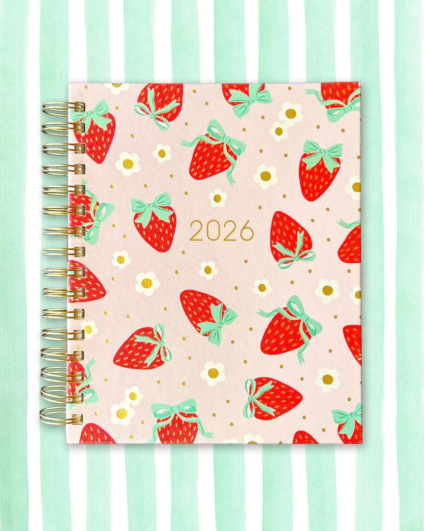 If you are looking for the sweetest 2026 planner, head to your nearest TJ Maxx! My Berries &lsquo;N Bows design is in stores now, complete with beautiful gold foil accents, handy tabbed dividers, and six pages of stickers to keep your days on track.
