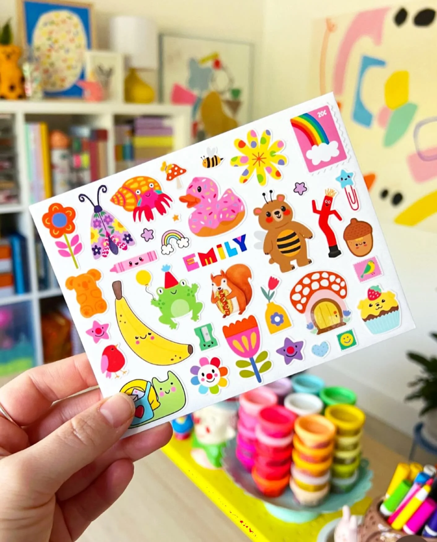 Snow days are for stickers and happy mail 💌📬 (delivering it is a problem for another day, or another week, judging by the current state of the roads)