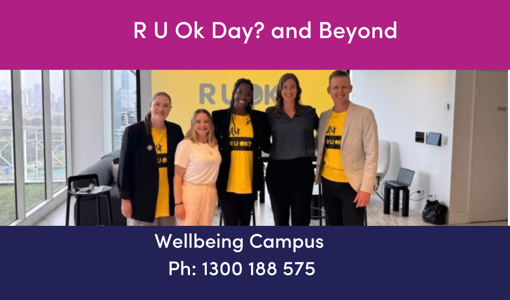 How to Do R U OK? Day and Mental Health Month Well