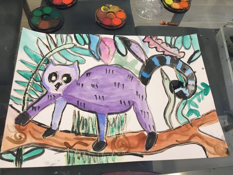 Jungle Lemur student art_jessie.JPG