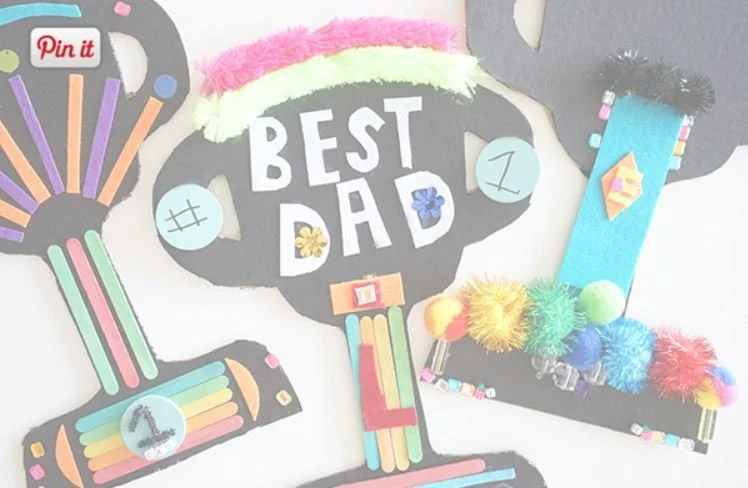 trophy artwork for fathers day