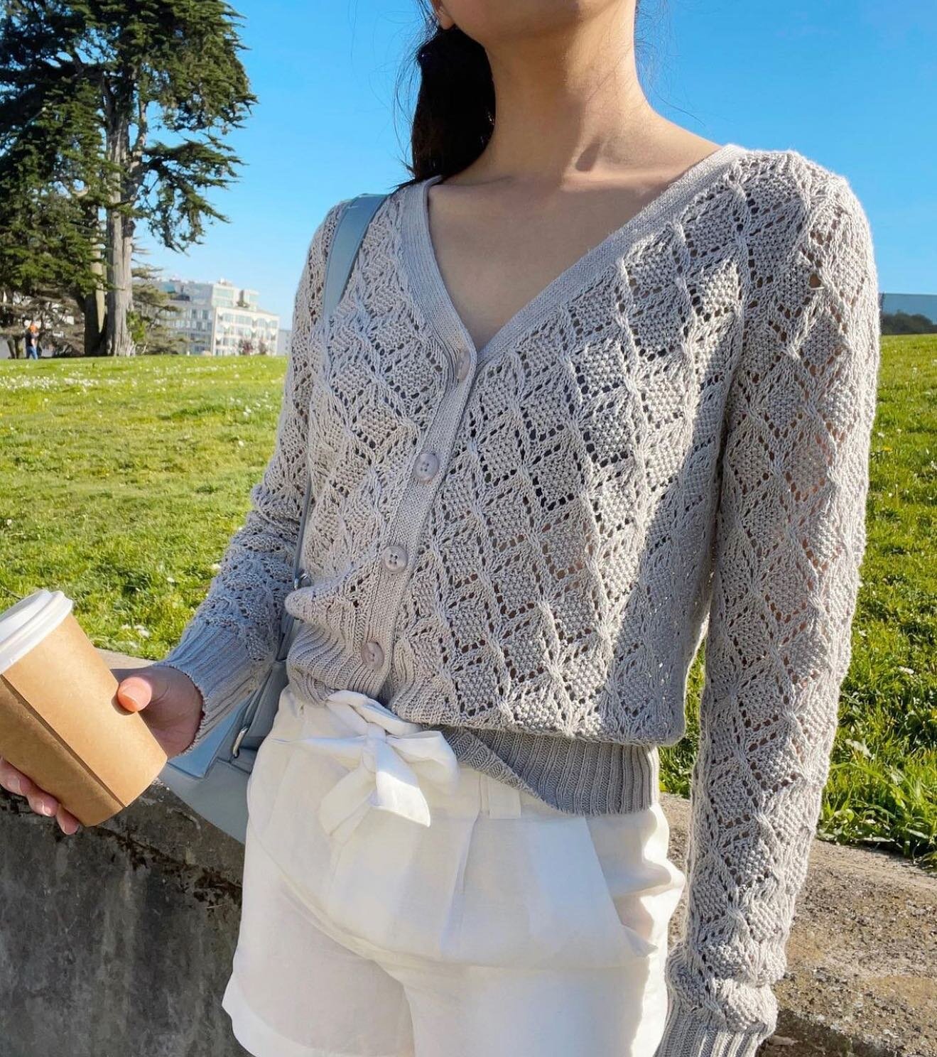 Meet the Linen Openwork Cardi, your new summertime favorite! @margaretoleary