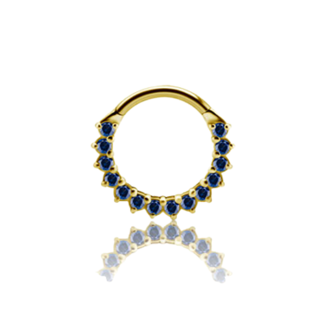Daith Prong Lab Blue Sapphire