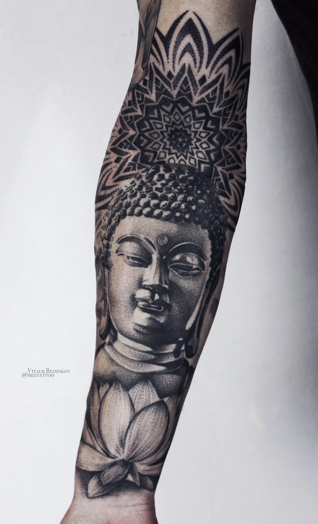 The Hive – Bez Tattoo – Black and Grey Tattoo – Realistic Tattoo – Realism Tattoo – Portrait Tattoo – Mythology Tattoo – Greek Tattoo