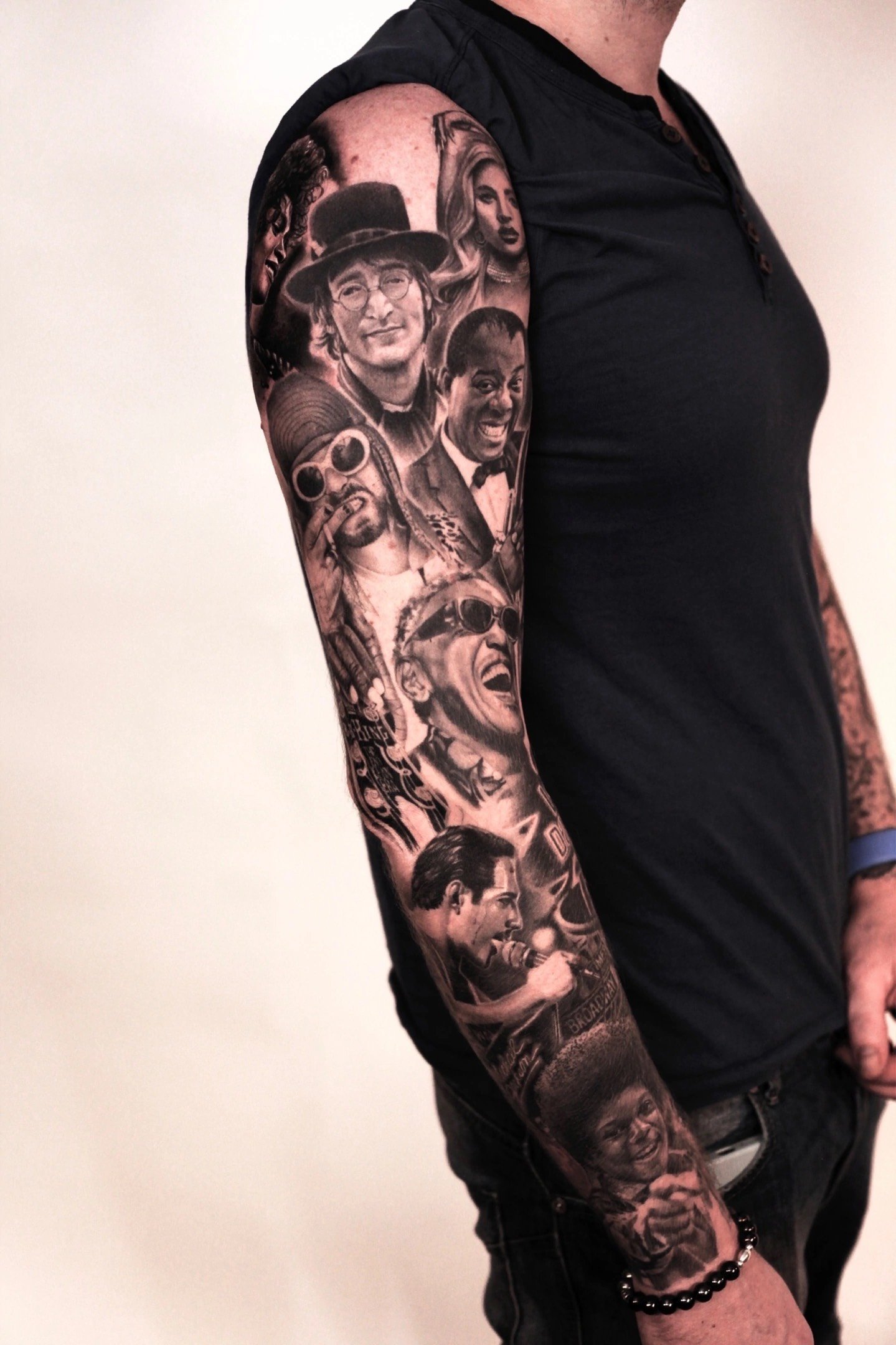 The Hive – Bez Tattoo – Black and Grey Tattoo – Realistic Tattoo – Realism Tattoo – Portrait Tattoo – Mythology Tattoo – Greek Tattoo