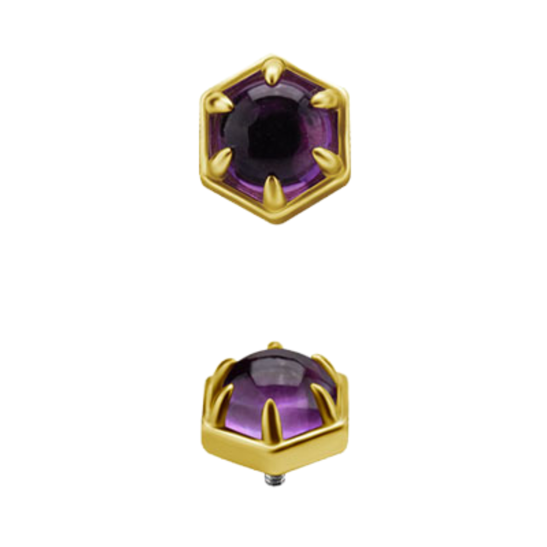 Hexagon Amethyst