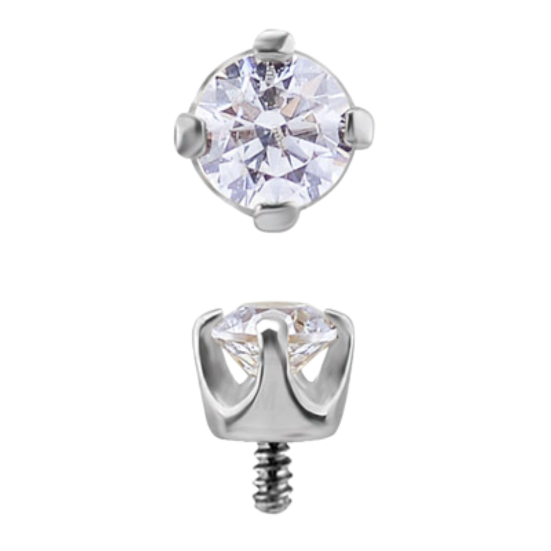 Prong White Gold