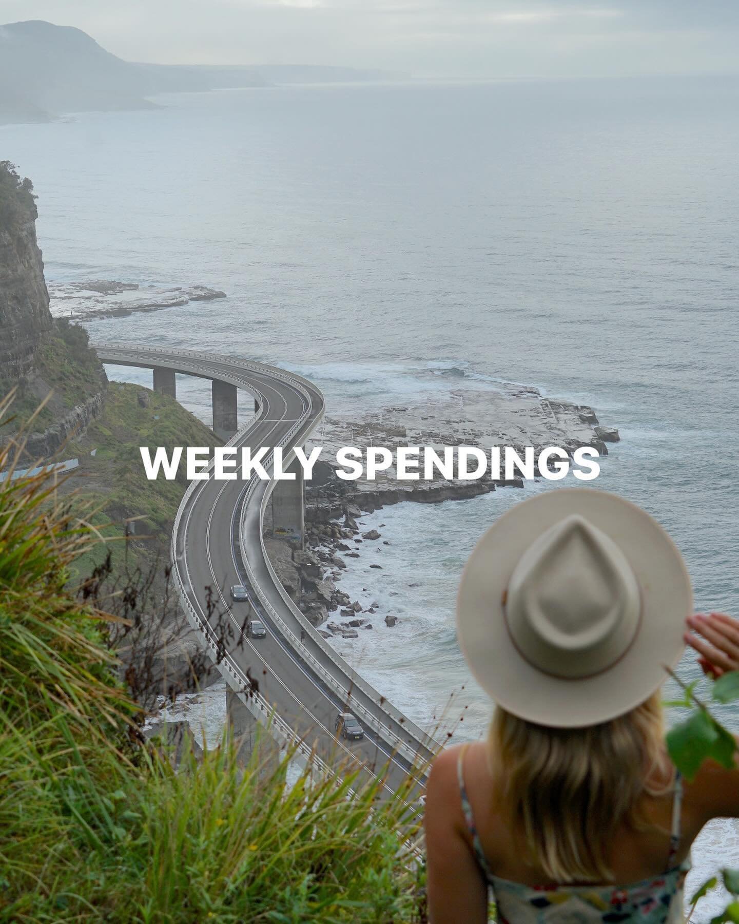 Lap of the map - weekly spendings tally 💸 

My most expensive week yet 🫣 

The majority of this week was spent at my gorgeous friend @ashleighgoncalves house! My only real &lsquo;camping&rsquo; night was one night spent sleeping in the Maccas carpa