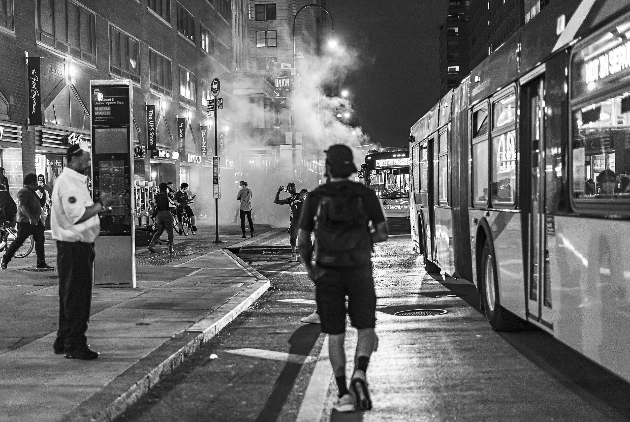 Fiona Lee, Bottles Being Thrown, 2020.