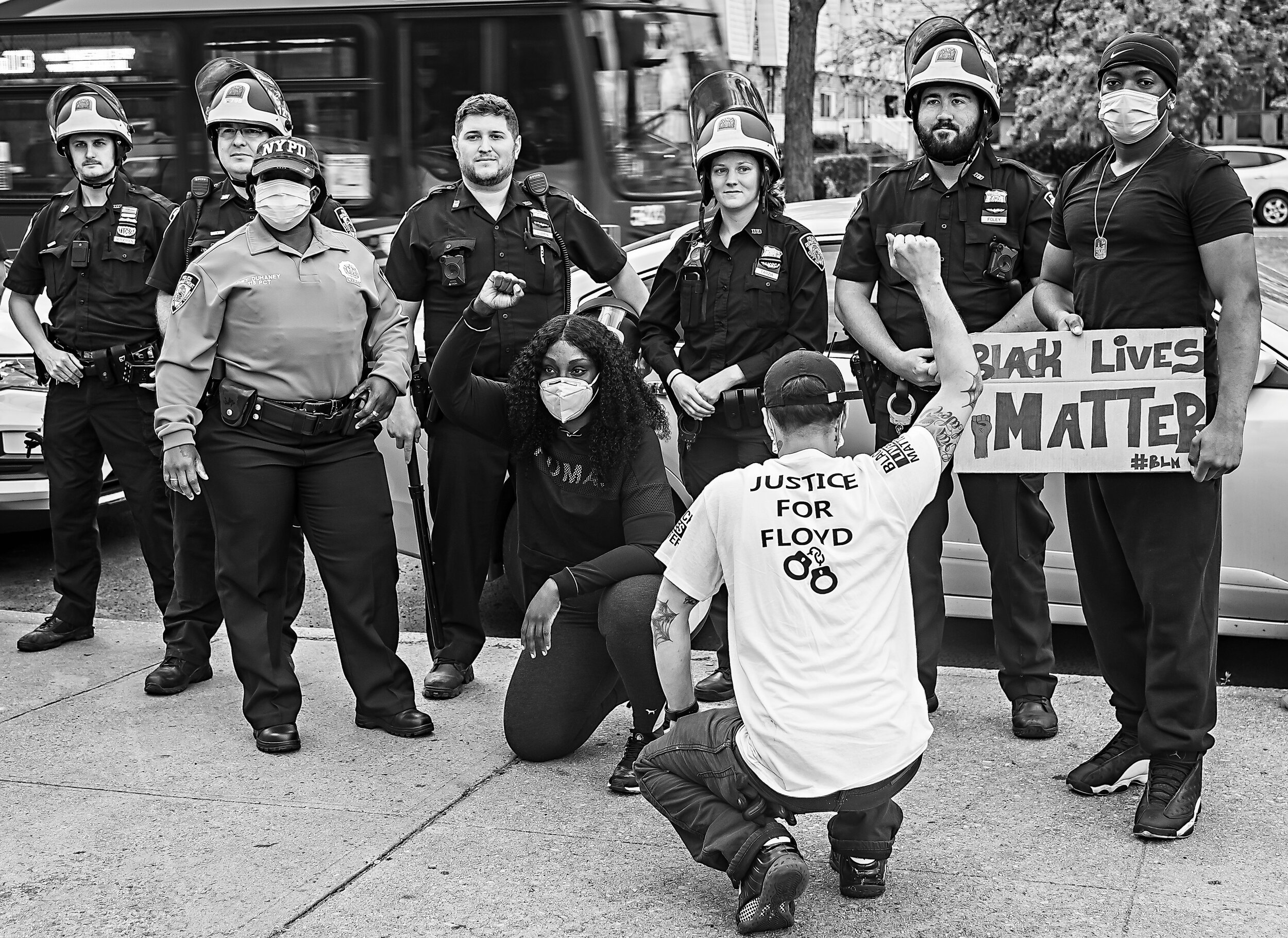 Fiona Lee, Justice for Floyd, 2020.