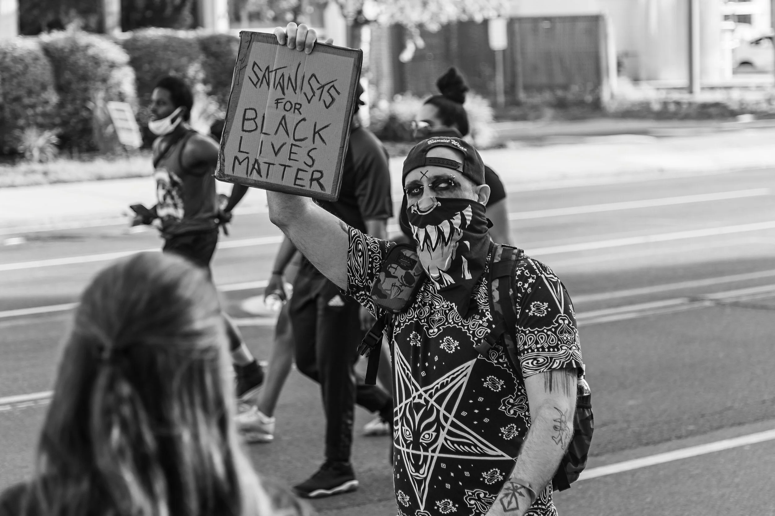 Fiona Lee, Satanists for BLM, 2020.