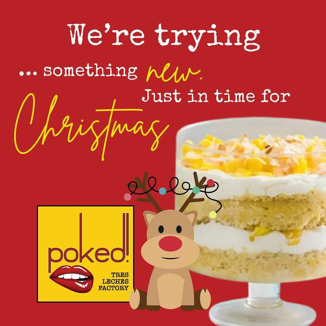 🎄NEW CELEBRATION TRES LECHES🎄

So, this weekend we tried a little something and IT WAS AMAZING! 

Introducing our BRAND NEW presentation for our Celebration Tres Leches (an new toppings too!)

So we decided to give it a go: 7 inches, DOUBLE layer, 