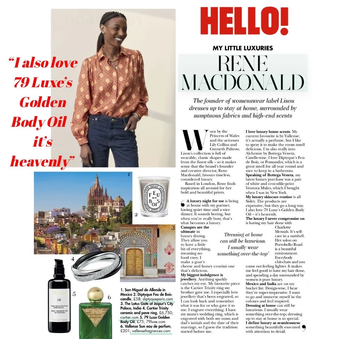 We are thrilled you love our Golden Oil @lisoulondon @hellomag #GoldenOil