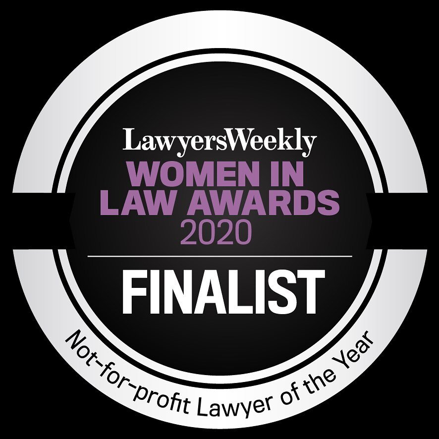 Ethical Law's Founder &amp; Principal Lawyer, Kiri-Ana Libbesson has been named a finalist for the Not-for-Profit Lawyer of the Year at the Lawyers Weekly Women in Law Awards 2020!

The Women in Law Awards celebrate and recognise outstanding women wh