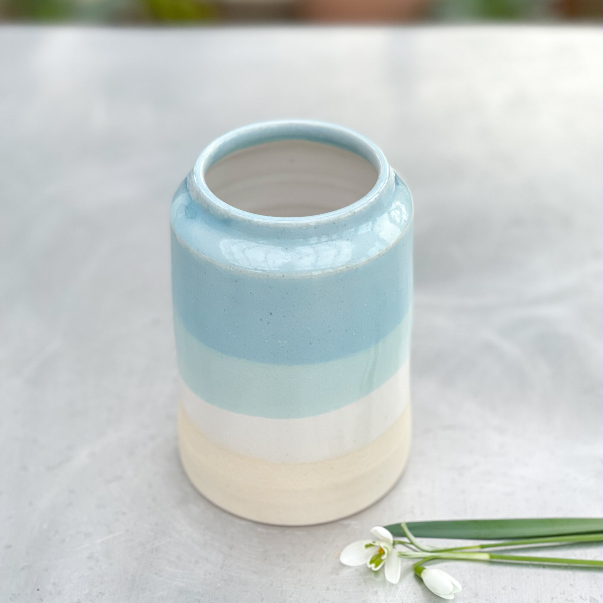 Treyarnon Blue/Booby's Blue Vase 'One Off' 3H