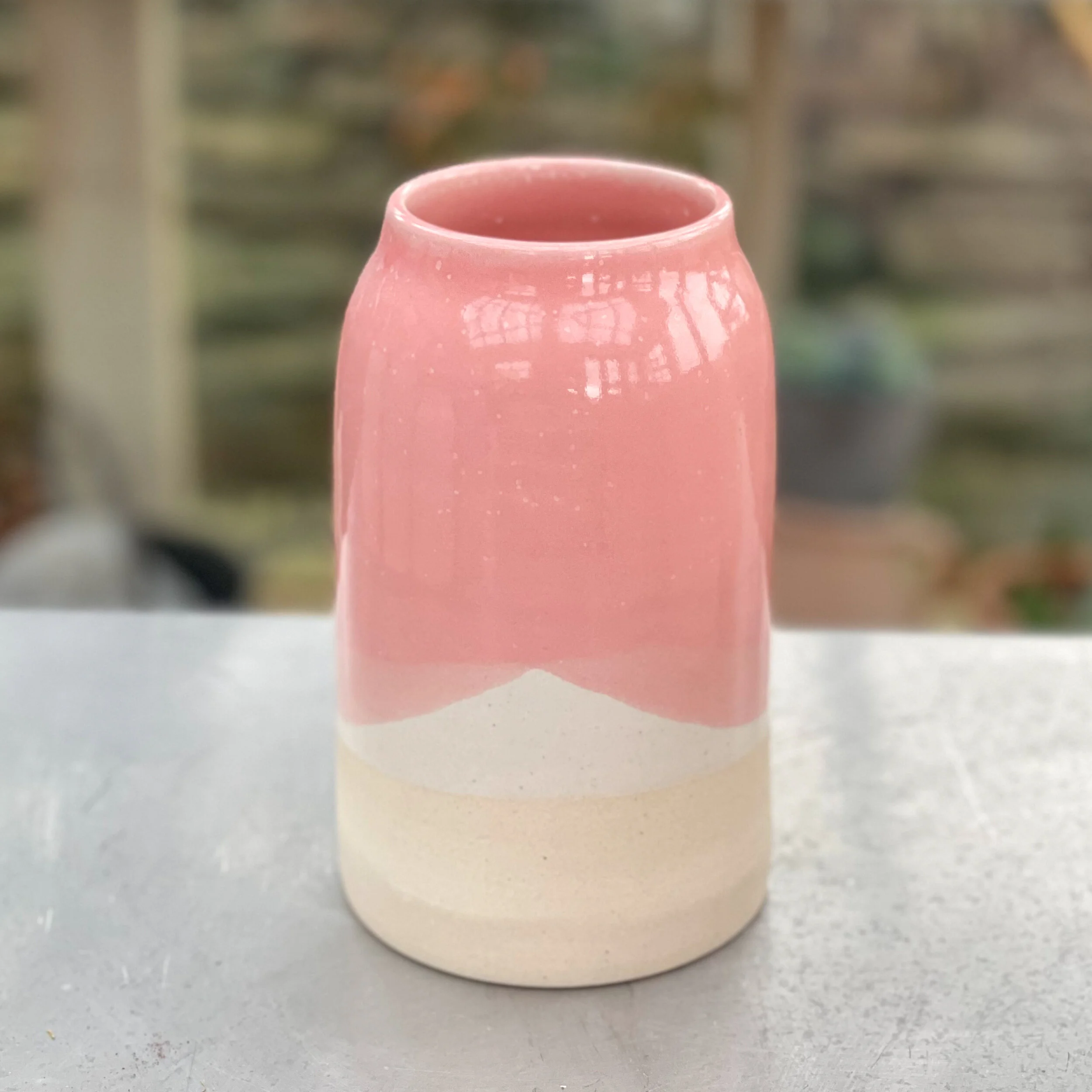 Mother Ivey's Pink Vase 'One Off' L18
