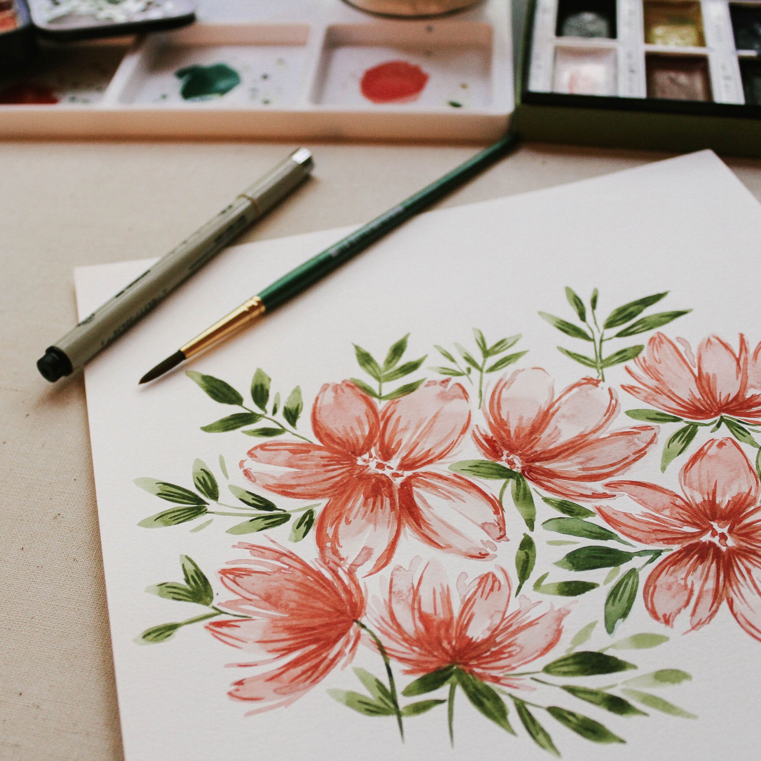 Hackney Arts for Businesses - Virtual Workshops - Virtual Watercolour Painting.jpeg