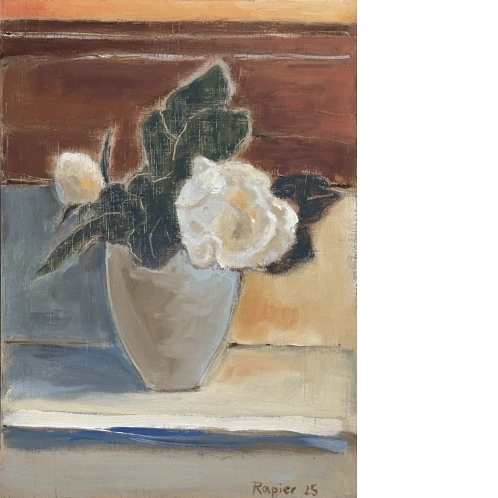 Roses on the Mantlepiece