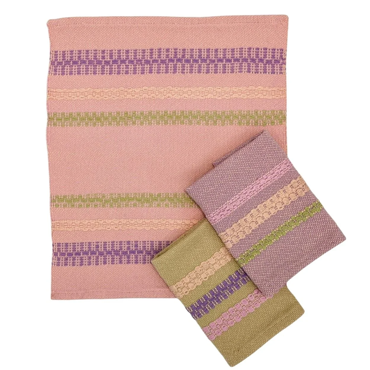 RigidHeddle Project 5 Rep Weave Placemats and Runners Vermont