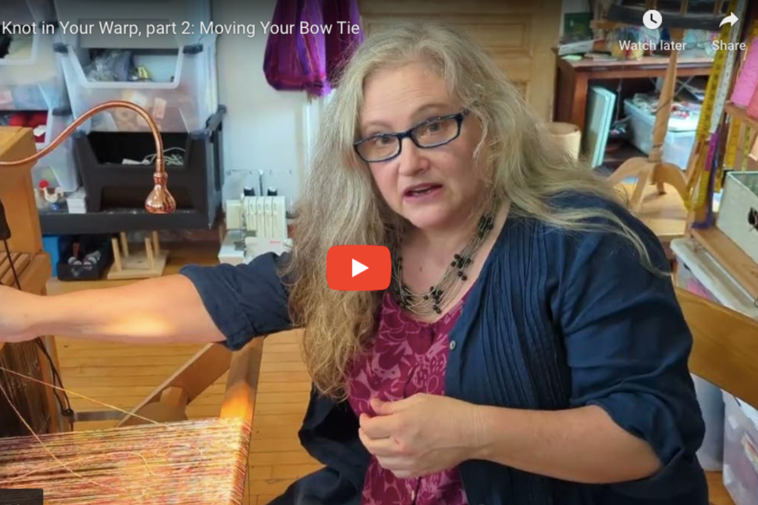 Fixing a Knot in the Warp, part 2