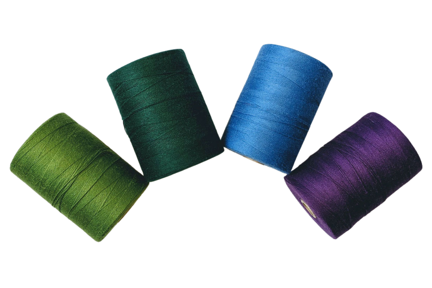 Project #1B Suggested Colors (left to right) are Limette #8267, Vert Fonce #1152, Bleu #4272, and Mauve #5153.