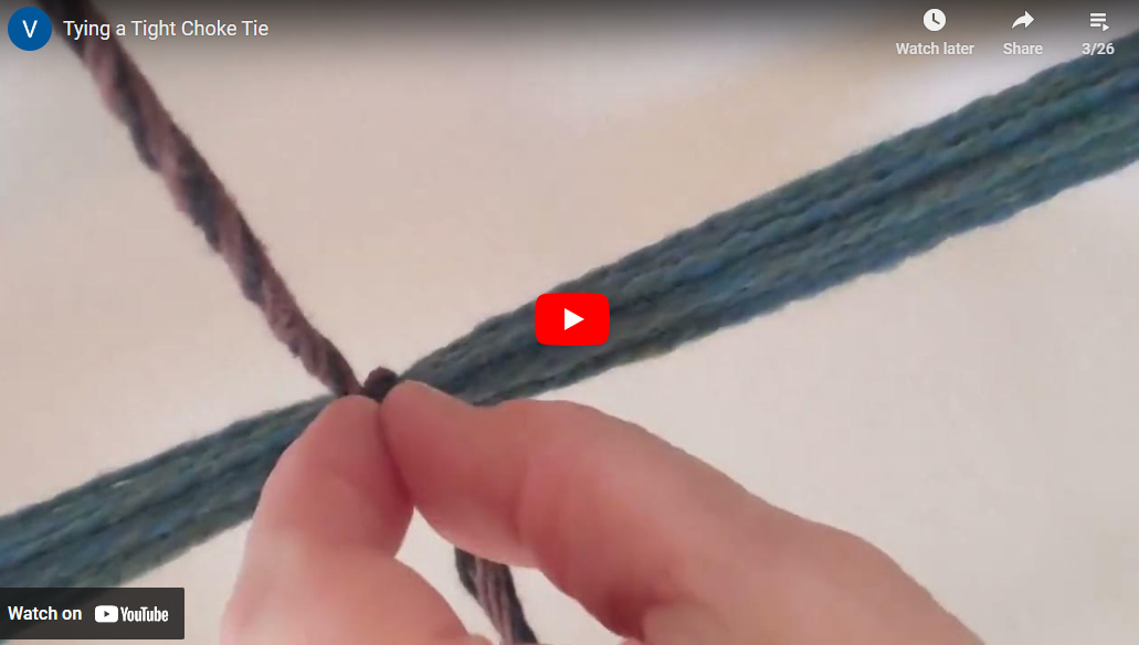 Tying a Tight Choke Tie