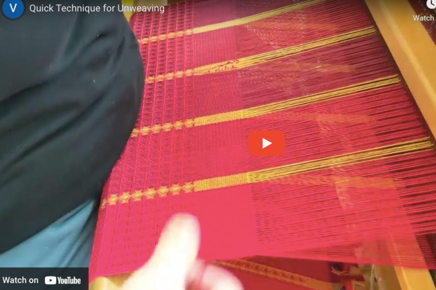 Quick Technique for Unweaving