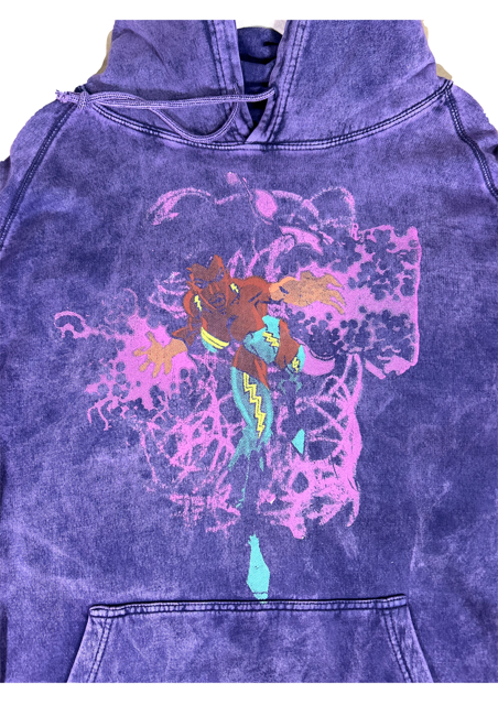 Purple Powerhouse Hoodie size XL