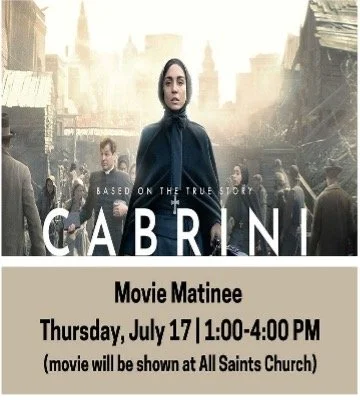 Screening of Cabrini - movie by Angel Studios 1-4pm