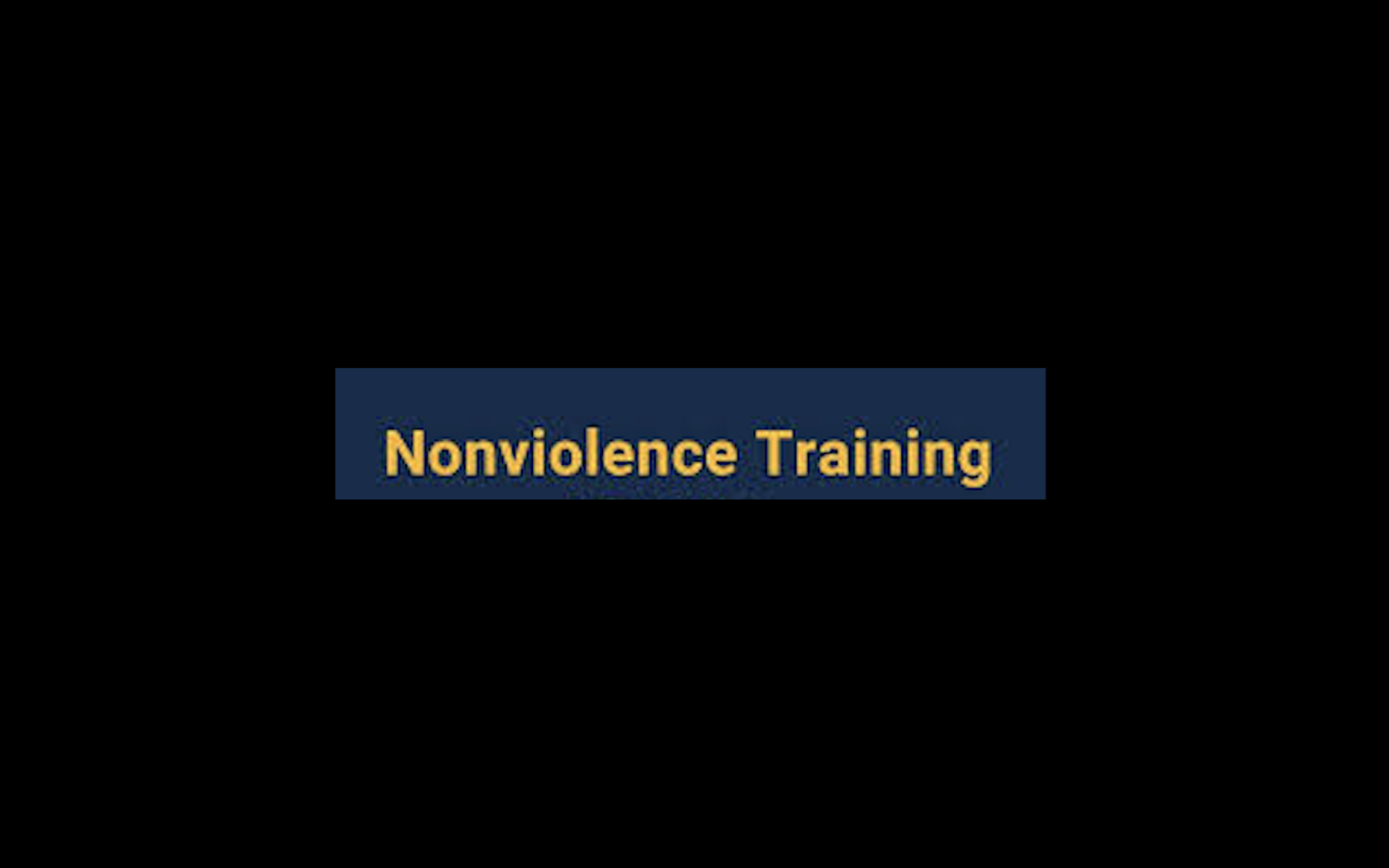Nonviolent action training for community members