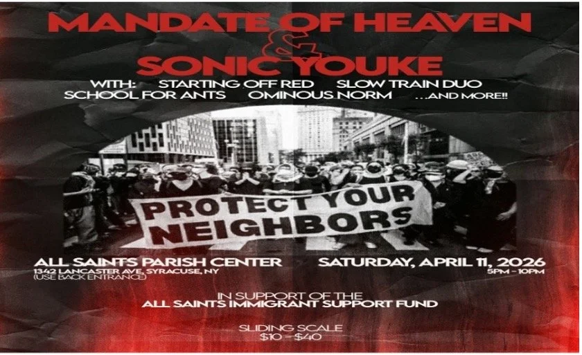 Special Concert in Support of our IMMIGRANT SUPPORT FUND! 5-10pm