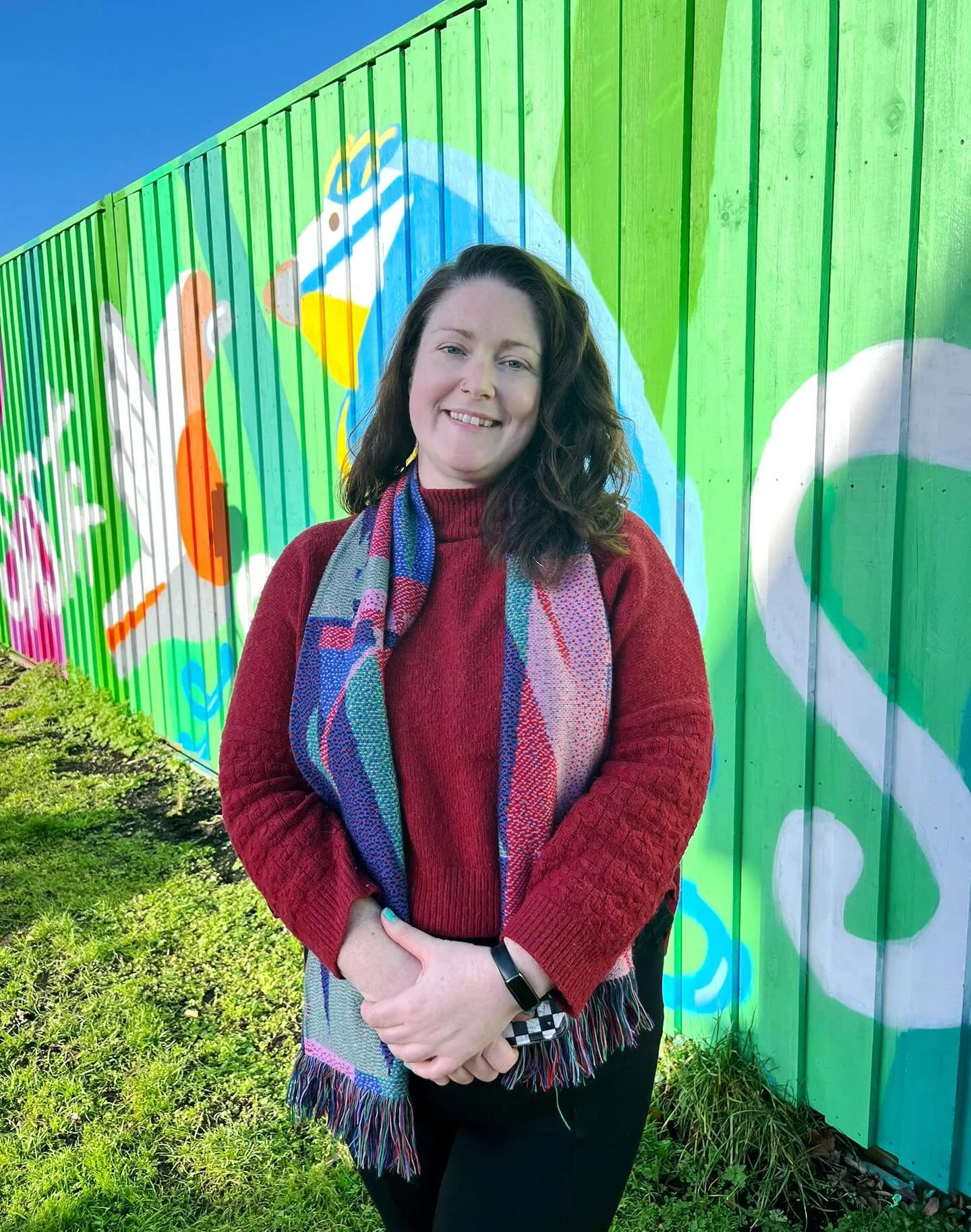 I painted another mural in Sallins! This time in the children&rsquo;s playground, just near the Community Centre and Canal. It&rsquo;s a colourful scene, inspired by the local meadows, birds and creatures found in the town. It&rsquo;s bold and bright
