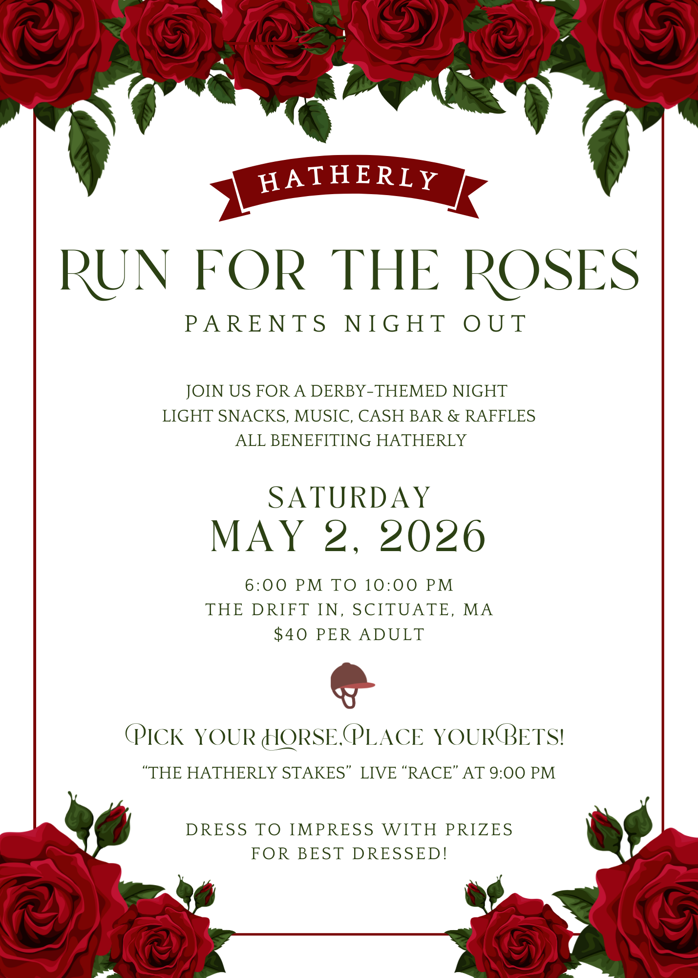 Parents' Night Out - Run for the Roses