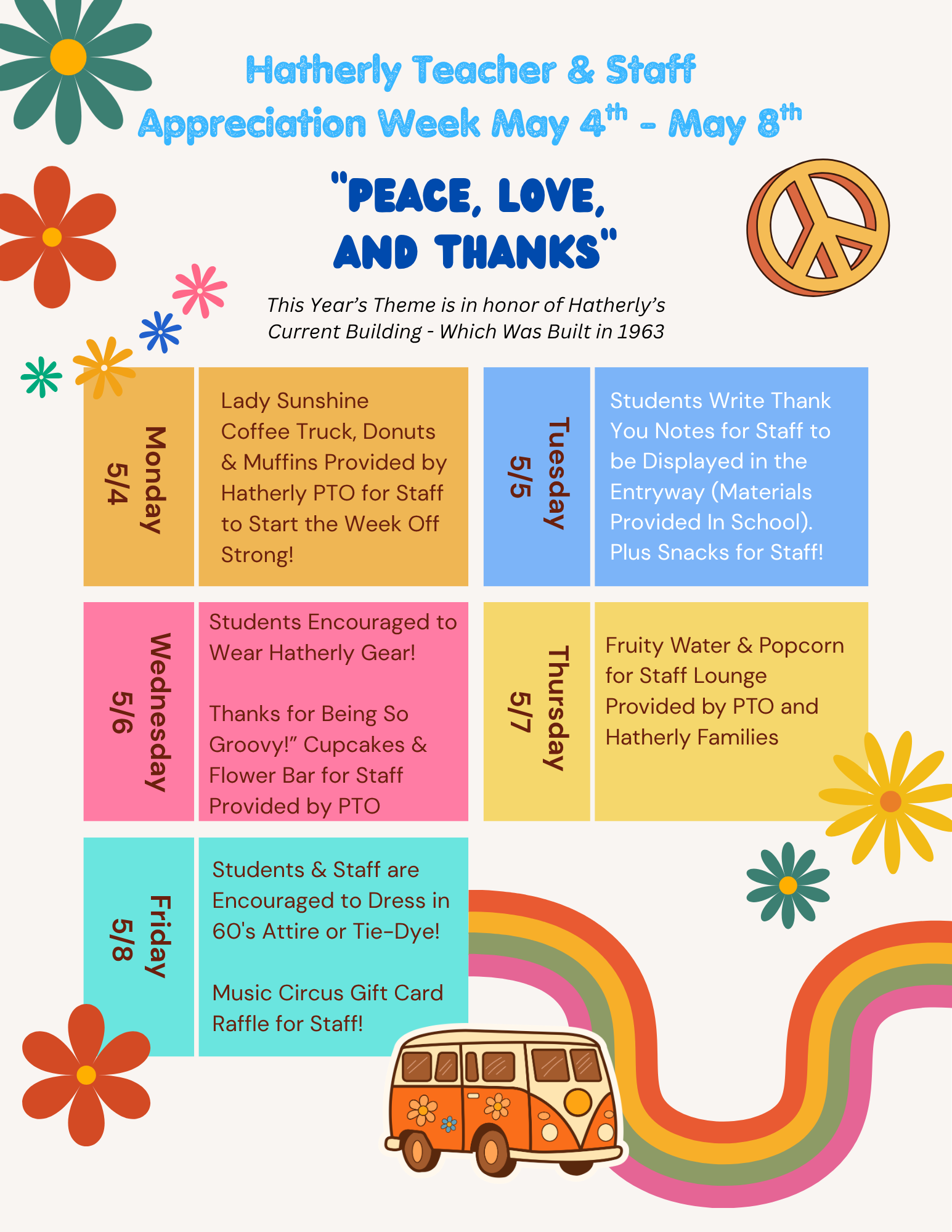 Teacher &amp; Staff Appreciation Week