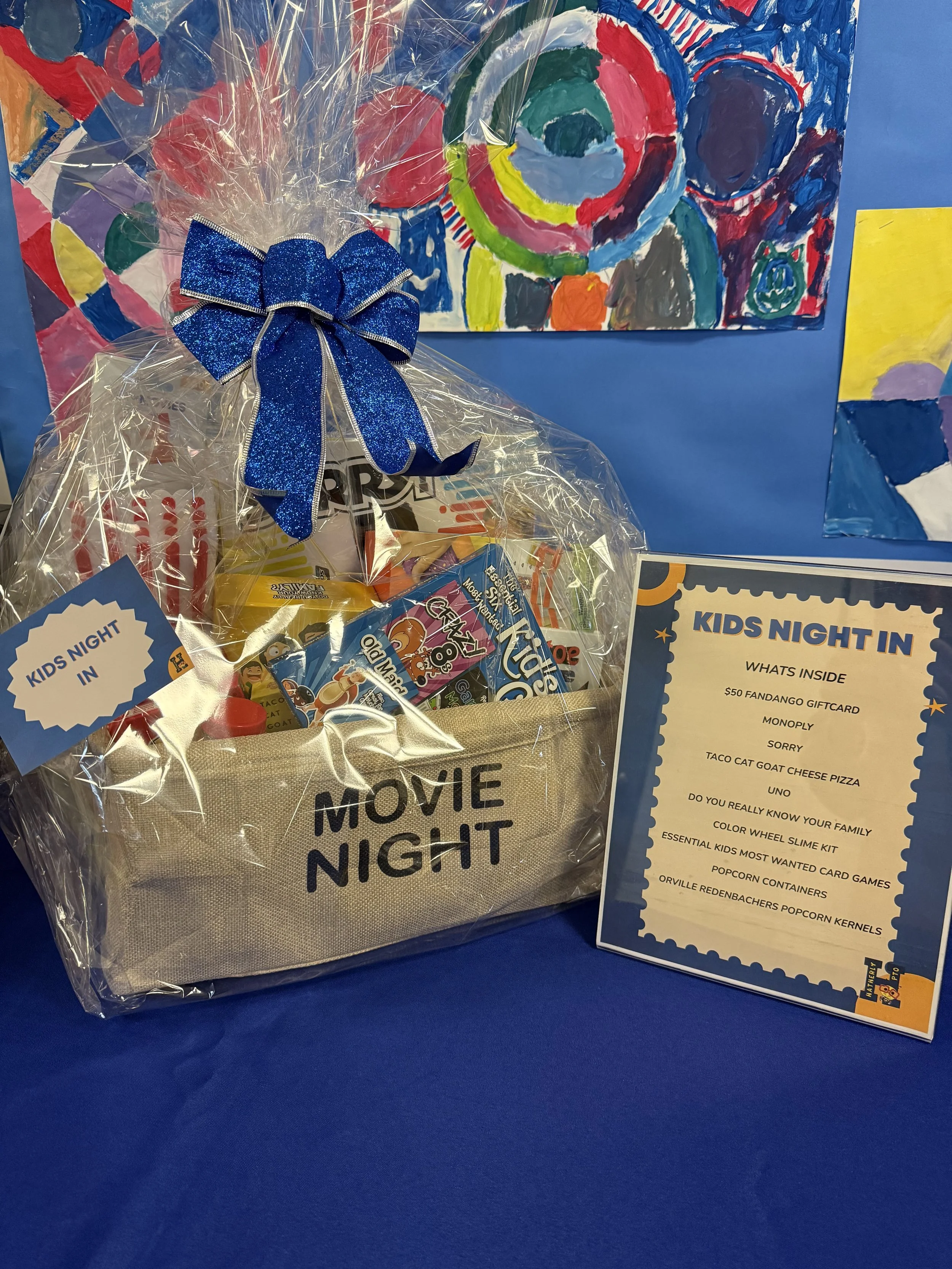 Kids Night In Basket Raffle Ticket