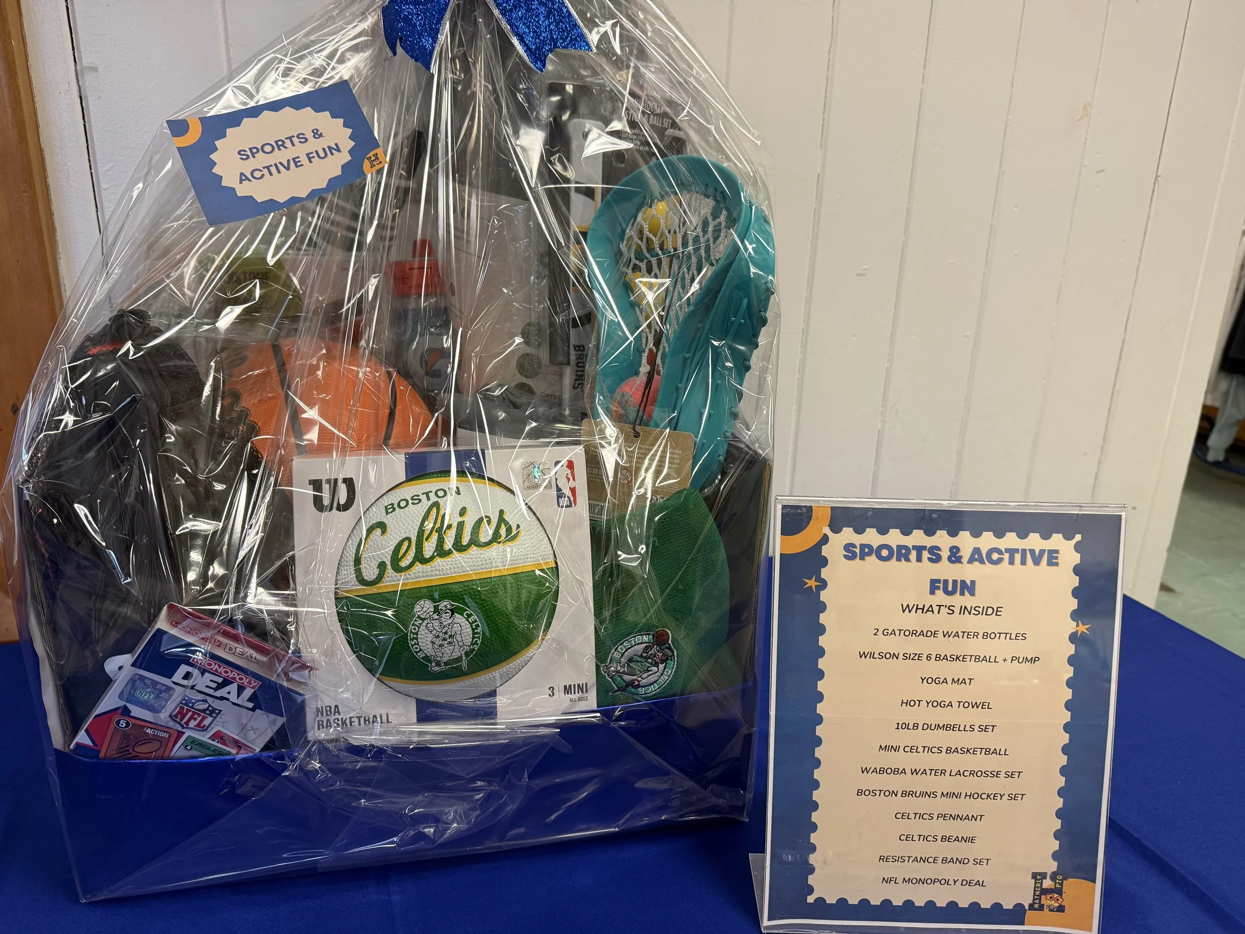 Sports & Active Fun Basket Raffle Ticket