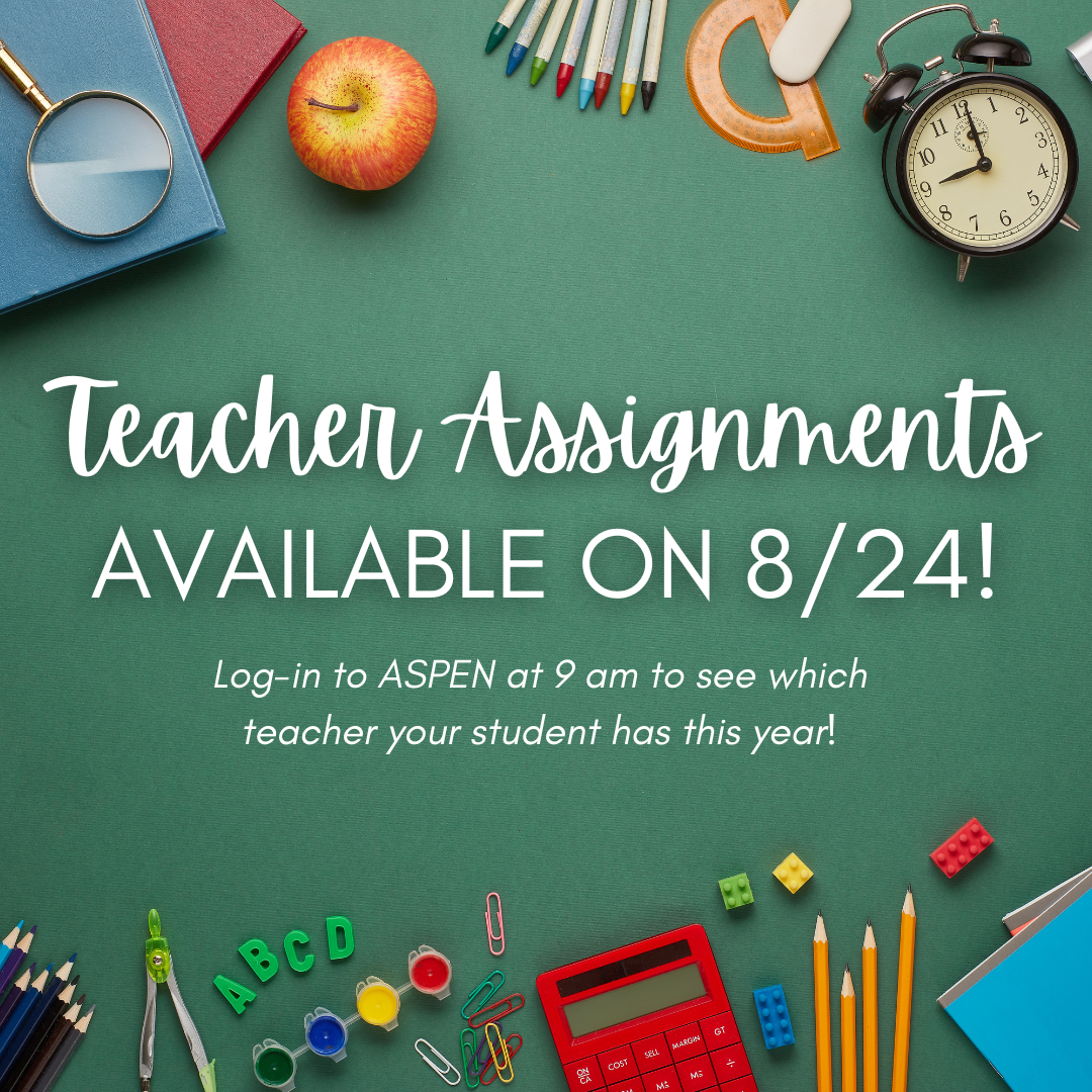 Teacher Assignments Available in Aspen