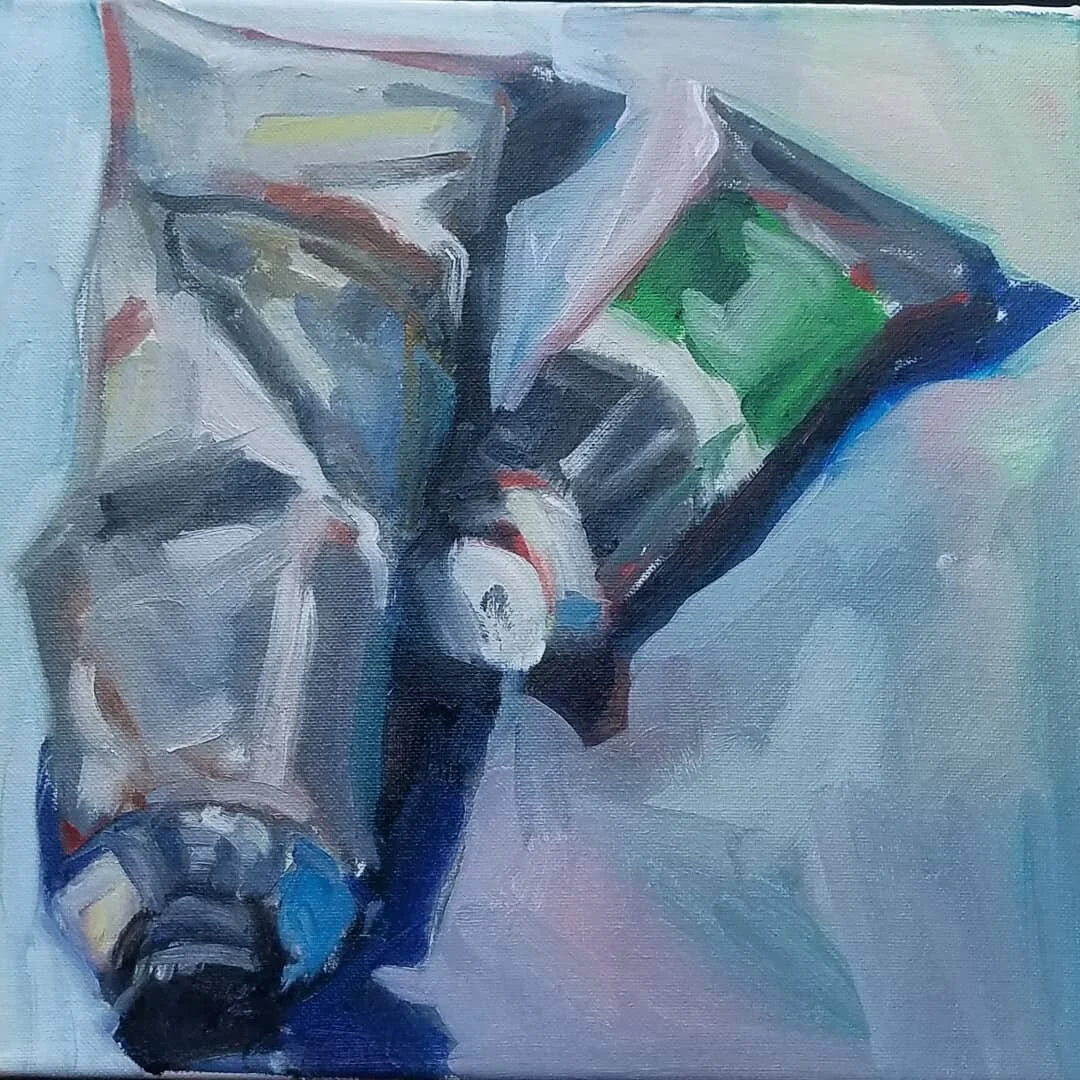 45 min practice using big brushes. 12x12 oil on canvas
.
.
.
.
.
.
#dailypainting #oilpainting #stilllife #paint #art #practice #artistsoninstagram