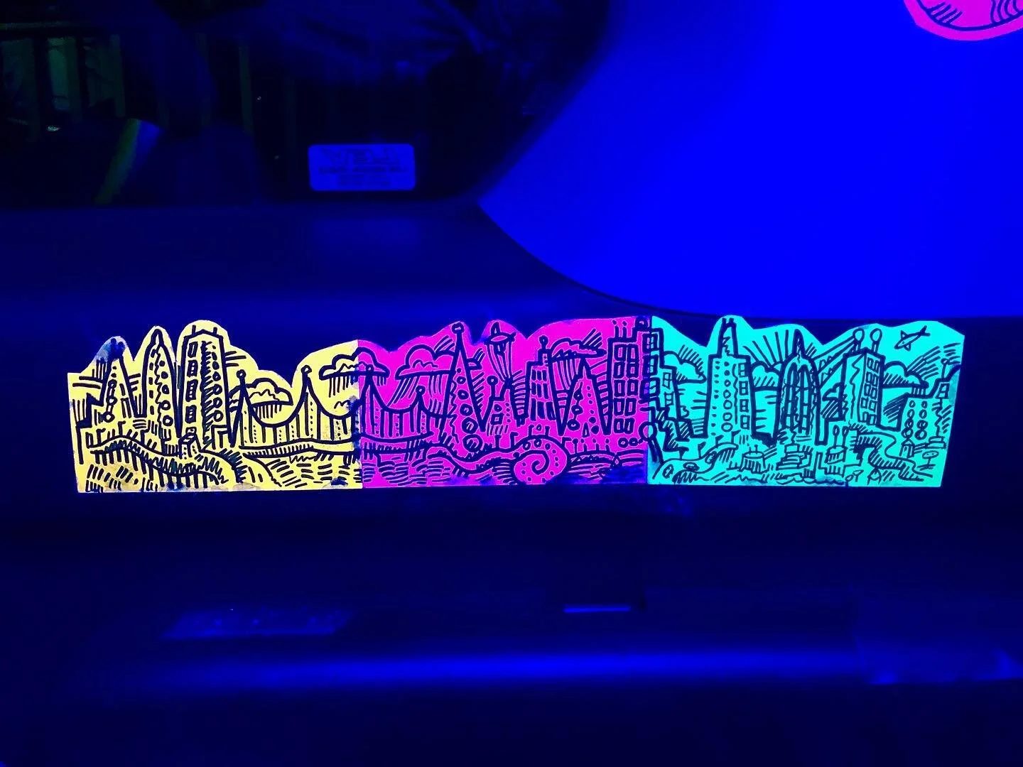 Atmospheric automotive environmental tiles and decals ~ DM for customs / exterior &amp; interiors&bull;
&bull;
&bull;
#artistsoninstagram #artistsofinstagram #custom #stencil #paint #🕉 #sharpie #krylon #to11 #mixedmedia #love #2022 #immersive #immer