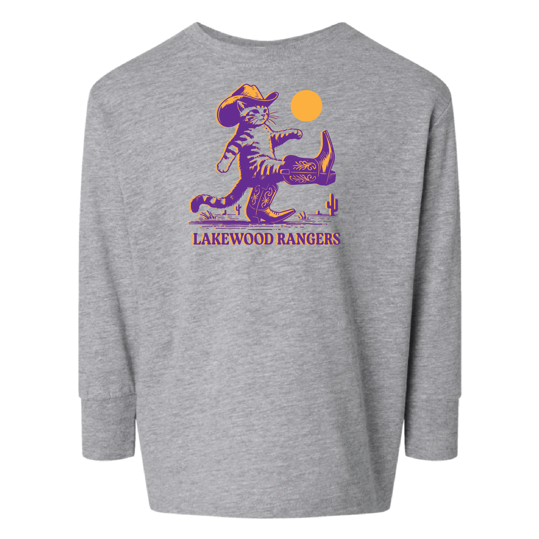 LECPTA- Cat Cowboy-  Toddler Long Sleeve Tee