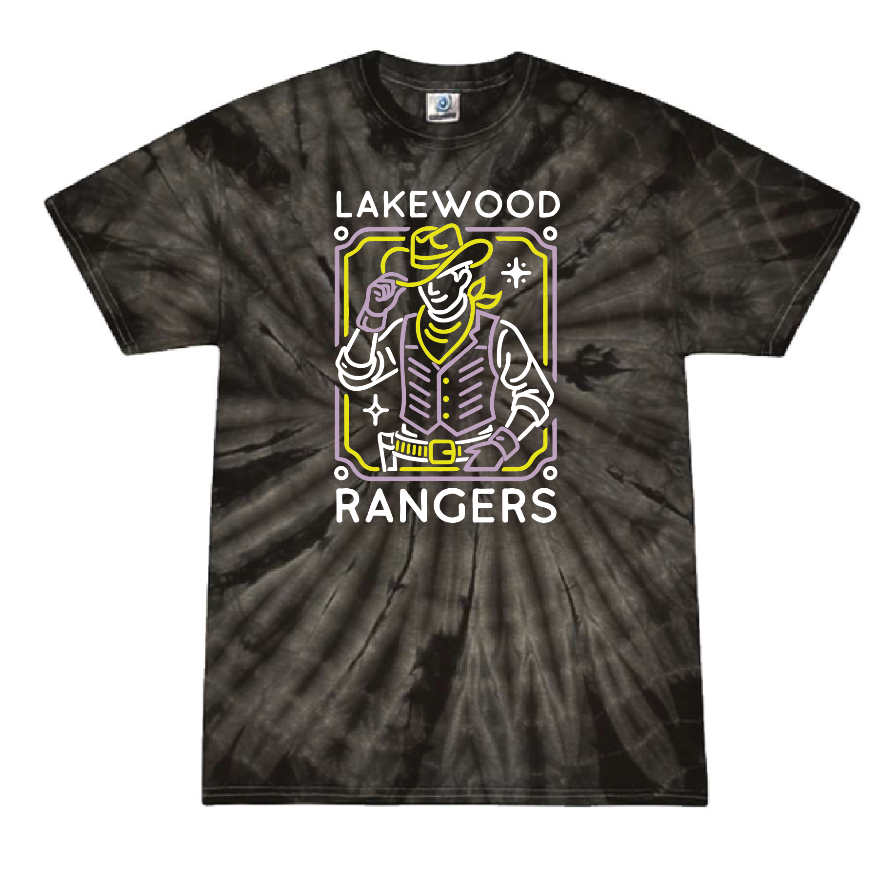HAYES- Neon Lights- Adult/Youth Tie Dye T-shirt