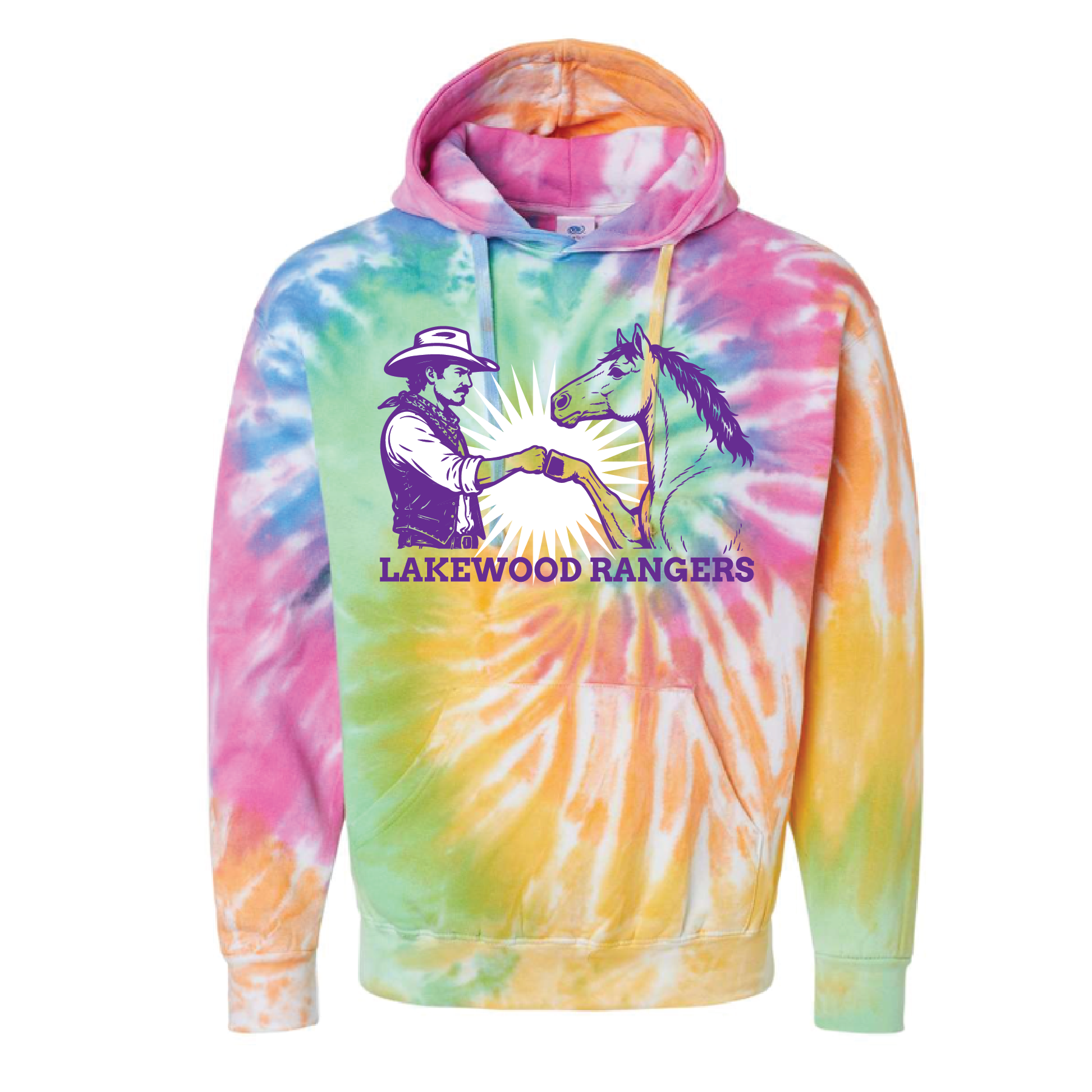 Grant- Hoof Bump- Adult/Youth Tie Dye Hoodie