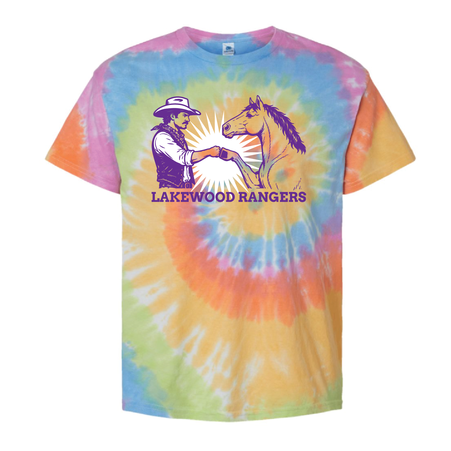 Grant- Hoof Bump- Adult/Youth Tie Dye T-Shirt
